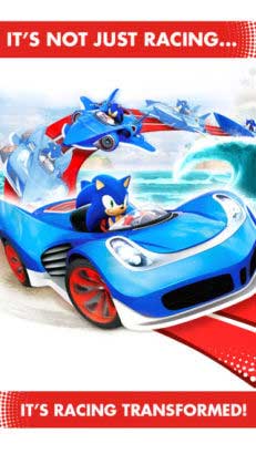《索尼克全明星賽車: 變形》新西蘭地區(qū)上架