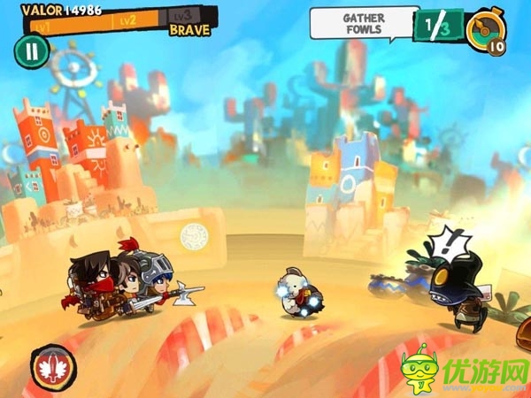 英雄無懼 IOS《Bravura - Quest Rush》測評