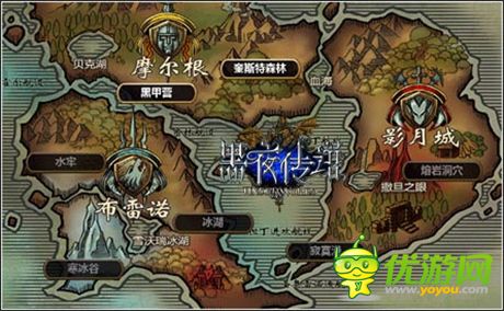 《黑夜傳說(shuō)》遼闊版圖 見(jiàn)證傳統(tǒng)魔幻大陸